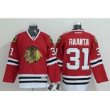 nhl jerseys chicago blackhawks #31 raanta red[raanta]