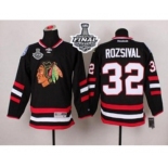 nhl jerseys chicago blackhawks #32 rozsival balck 2014 Stadium Series[2015 stanley cup][rozsival]