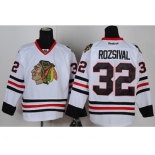 nhl jerseys chicago blackhawks #32 rozsival white[rozsival]