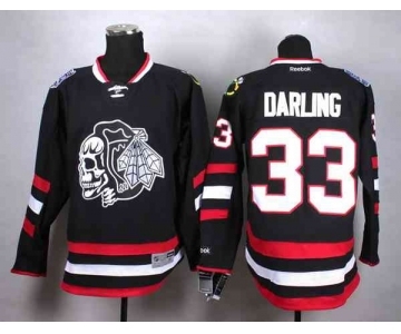 nhl jerseys chicago blackhawks #33 darling black-1[2014 Stadium Series][the skeleton head][darling]