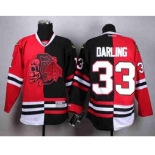 nhl jerseys chicago blackhawks #33 darling black-red[split][the skeleton head][darling]