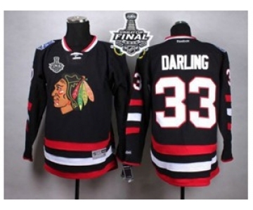 nhl jerseys chicago blackhawks #33 darling black[2015 stanley cup][darling]