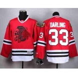 nhl jerseys chicago blackhawks #33 darling red[darling][the skeleton head]