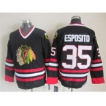 nhl jerseys chicago blackhawks #35 esposito black[2015 new]