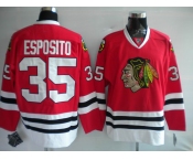 nhl jerseys chicago blackhawks #35 esposito red