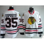 nhl jerseys chicago blackhawks #35 esposito white