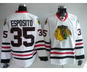 nhl jerseys chicago blackhawks #35 esposito white