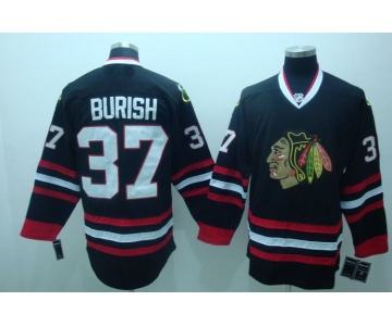 nhl jerseys chicago blackhawks #37 burish black