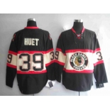 nhl jerseys chicago blackhawks #39 huet black[third edition]