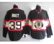 nhl jerseys chicago blackhawks #39 huet black[third edition]