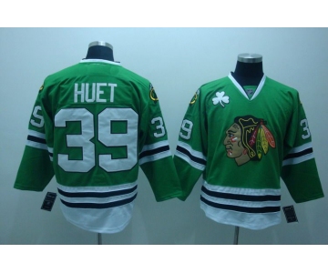 nhl jerseys chicago blackhawks #39 huet green