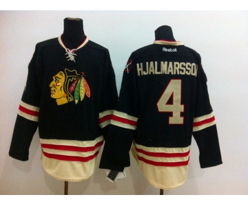 nhl jerseys chicago blackhawks #4 hjalmarsson black[2015 new classic]