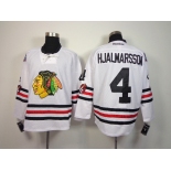 nhl jerseys chicago blackhawks #4 hjalmarsson white[2015 new classic]