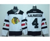 nhl jerseys chicago blackhawks #4 hjalmarsson white[2016 stadium]