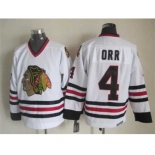 nhl jerseys chicago blackhawks #4 orr white