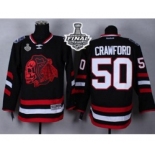 nhl jerseys chicago blackhawks #50 crawford black 2014 Stadium Series[2015 stanley cup]