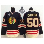 nhl jerseys chicago blackhawks #50 crawford black 2015 Winter Classic[2015 stanley cup]