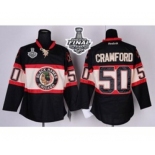 nhl jerseys chicago blackhawks #50 crawford black New Third[2015 stanley cup]