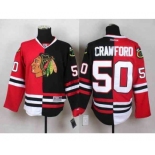 nhl jerseys chicago blackhawks #50 crawford black-red[split]