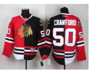 nhl jerseys chicago blackhawks #50 crawford black-red[split]