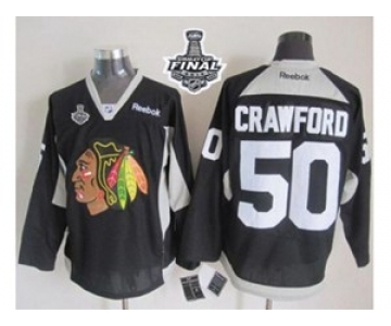 nhl jerseys chicago blackhawks #50 crawford black[new][2015 stanley cup]