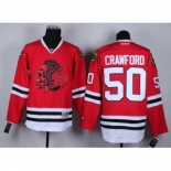 nhl jerseys chicago blackhawks #50 crawford red [2014 new]