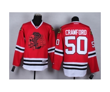 nhl jerseys chicago blackhawks #50 crawford red [2014 new]