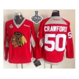 nhl jerseys chicago blackhawks #50 crawford red[2015 new][2015 stanley cup]