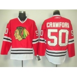 nhl jerseys chicago blackhawks #50 crawford red