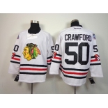 nhl jerseys chicago blackhawks #50 crawford white[2015 new classic]