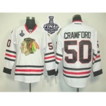 nhl jerseys chicago blackhawks #50 crawford white[2015 stanley cup]