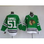 nhl jerseys chicago blackhawks #51 brian campbell green