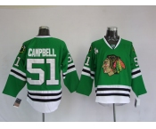 nhl jerseys chicago blackhawks #51 brian campbell green