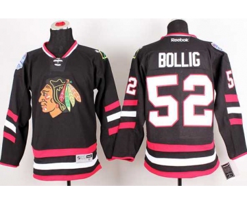 nhl jerseys chicago blackhawks #52 bollig black[2014 new stadium]