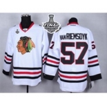 nhl jerseys chicago blackhawks #57 Trevor Van Riemsdyk white[2015 stanley cup]