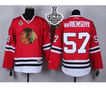 nhl jerseys chicago blackhawks #57 van riemsdyk red[2015 stanley cup]