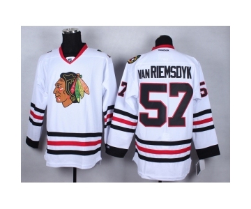 nhl jerseys chicago blackhawks #57 vanriemsdyk white [2014 new]