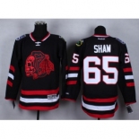 nhl jerseys chicago blackhawks #65 shaw black-1 [2014 new]