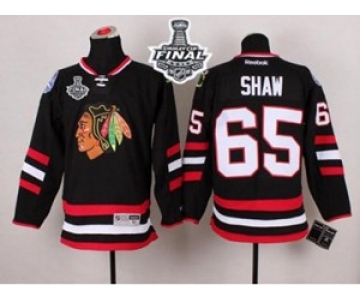 nhl jerseys chicago blackhawks #65 shaw black 2014 Stadium Series[2015 stanley cup]