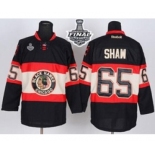 nhl jerseys chicago blackhawks #65 shaw black New Third[2015 stanley cup]