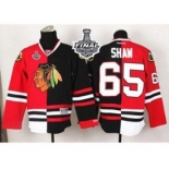 nhl jerseys chicago blackhawks #65 shaw black-red[split][2015 stanley cup]