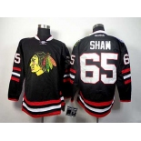 nhl jerseys chicago blackhawks #65 shaw black[2014 new stadium]