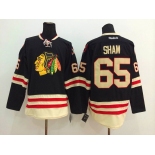 nhl jerseys chicago blackhawks #65 shaw black[2015 new classic]