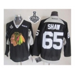 nhl jerseys chicago blackhawks #65 shaw black[2015 new][2015 stanley cup]