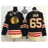 nhl jerseys chicago blackhawks #65 shaw black[2015 winter classic][2015 stanley cup]