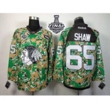 nhl jerseys chicago blackhawks #65 shaw camo[2015 stanley cup]