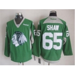 nhl jerseys chicago blackhawks #65 shaw green[new]