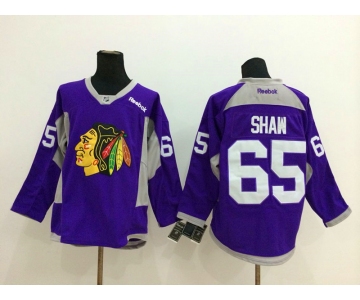 nhl jerseys chicago blackhawks #65 shaw purple