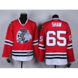 nhl jerseys chicago blackhawks #65 shaw red-1 [2014 new]