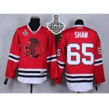 nhl jerseys chicago blackhawks #65 shaw red-1[the skeleton head][2015 stanley cup]